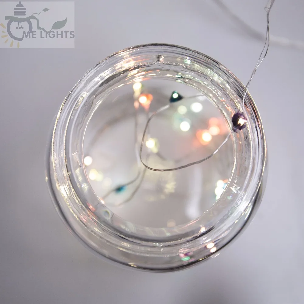 Battery Powered Rainbow Diamond String Lights gerlyanda Decorative LED Christmas Lights for Party Holiday Decoration Garland Battery Powered Rainbow Diamond String Lights gerlyanda Decorative LED Christmas Lights for Party Holiday Decoration Garland