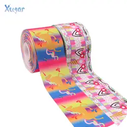 2Y/lot 3 "75 мм Grosgrain ленты моносерус печатных самодельные банты для волос интимные аксессуары праздничные украшения материалы упаковка