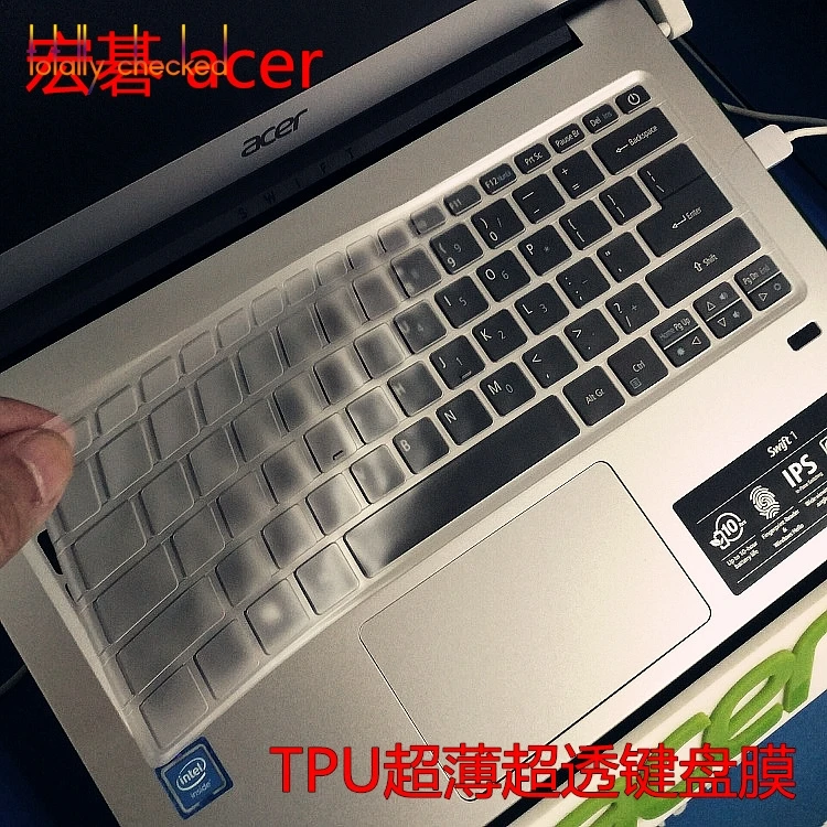 Защитный чехол для Acer Aspire Swift 3 14 дюймов прозрачный с клавиатурой swift3 SF314 54 52 S13