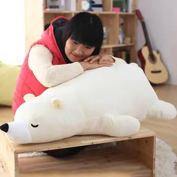

Cute Polar Bear Stuffed Animals Polar Bear Doll Pillow Plush Toy Tarepanda Creative Pillow Children Toy Gifts