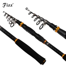 Super Quality Telescopic Sea Fishing Rod Carbon Fiber Pole Metal Reel Seat High Strength Fishing Rod 1.8/2.1/2.4/2.7/3.0/3.6M