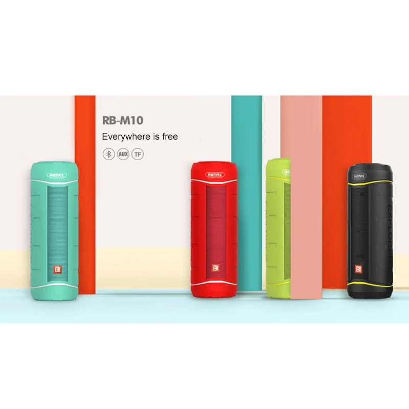 Remax M10 портативный мини открытый Bluetooth динамик беспроводной Lautsprecher для езды на