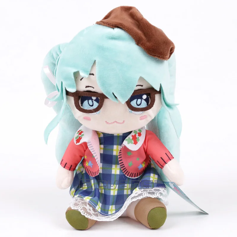 

Anime Hatsune Miku Snow Miku Plush Toys Soft Stuffed Dolls 2 Styles 26cm