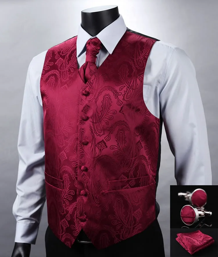 VE07 Red Paisley