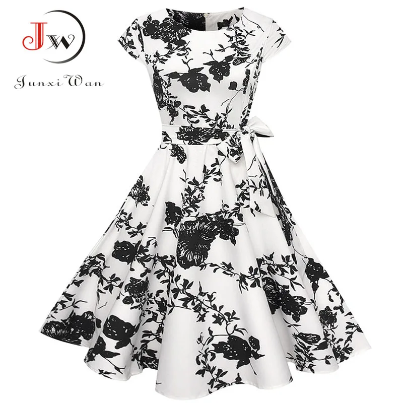black & white summer dresses