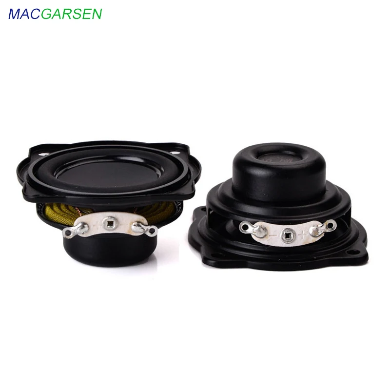 

MACGARSEN 2pcs 1.5 Inch Full Range Speaker 4 ohm 5W Waterproof Speaker 16 Core Music Portable Speakers Sound Box Loudspeaker