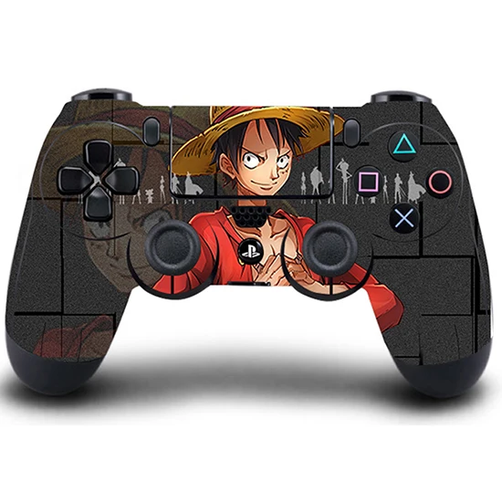 P4 Controller skin HOMEREALLY наклейка s PS4 кожа классическое аниме одна штука 4 HD наклейка для playstation 4 консоль и контроллер кожи Ps4 аксессуар - Цвет: P4 Controller skin