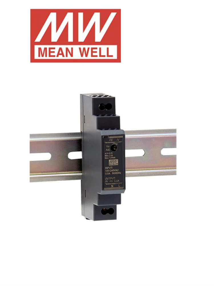 MEAN WELL HDR-15W ультра тонкий 5 в 12 В 15 в 24 В din-рейка блок питания 86-264VAC вход 15 Вт DR Промышленный источник питания CE UL