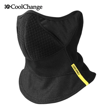 

CoolChange Cycling Half Face Bike Mask Winter Windproof Breathable Bicycle Mask Neck Warmer Ear Protection Outdoor Sports Mask