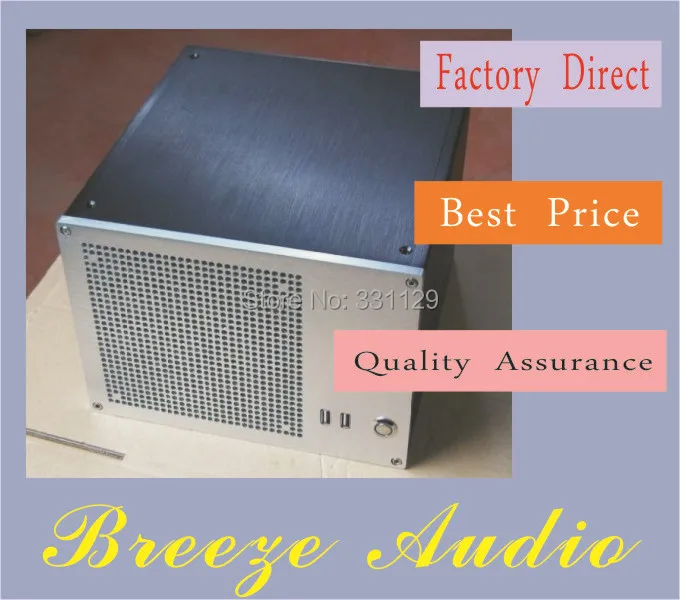 

Breeze Audio-ITX computer case installed ATX power supply BZ06-s aluminum HTPC computer case