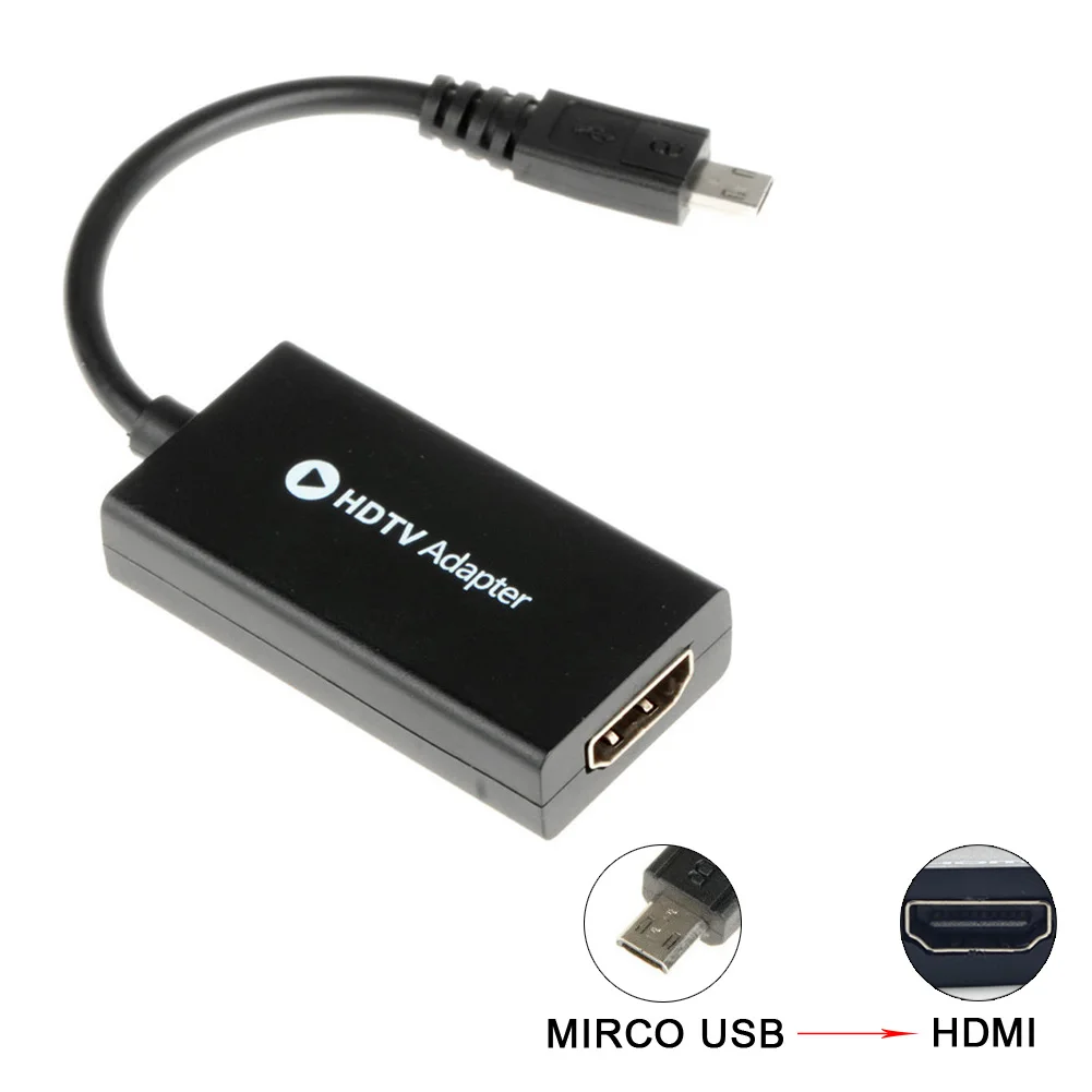 

Micro USB to HDMI 1080P HDTV Cable Adapter for Samsung Phone Tablet 8 DJA99