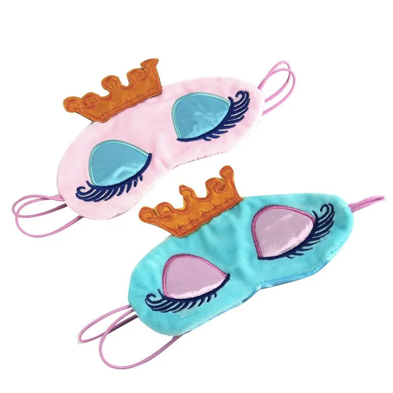 

Lovely Princess Crown Eyes Sleeping Mask Fantasy Eyes Cover Eyeshade Eyepatch Travel Sleeping Blindfold Shade Eye Mask Patches