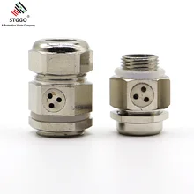 Дышащие гидрофобные IP 68 металлические M12 Кабельные сальники