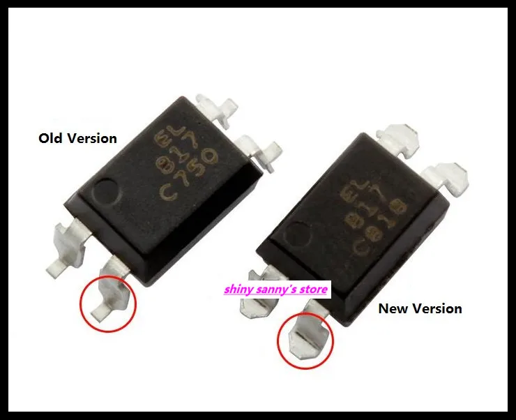 

20pcs/Lot EL817S-C , EL817S1-C SOP-4 SMD Optocoupler PC817 EL817 Brand New