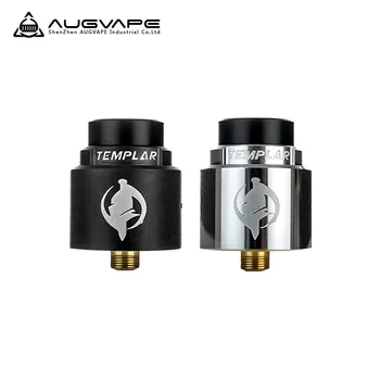 

Augvape Templar RDA Atomizer 24mm Taste Type Gold-plated Deck Titanium Alloy Screw PC Top Cover Electronic Cigarette Vape Tank