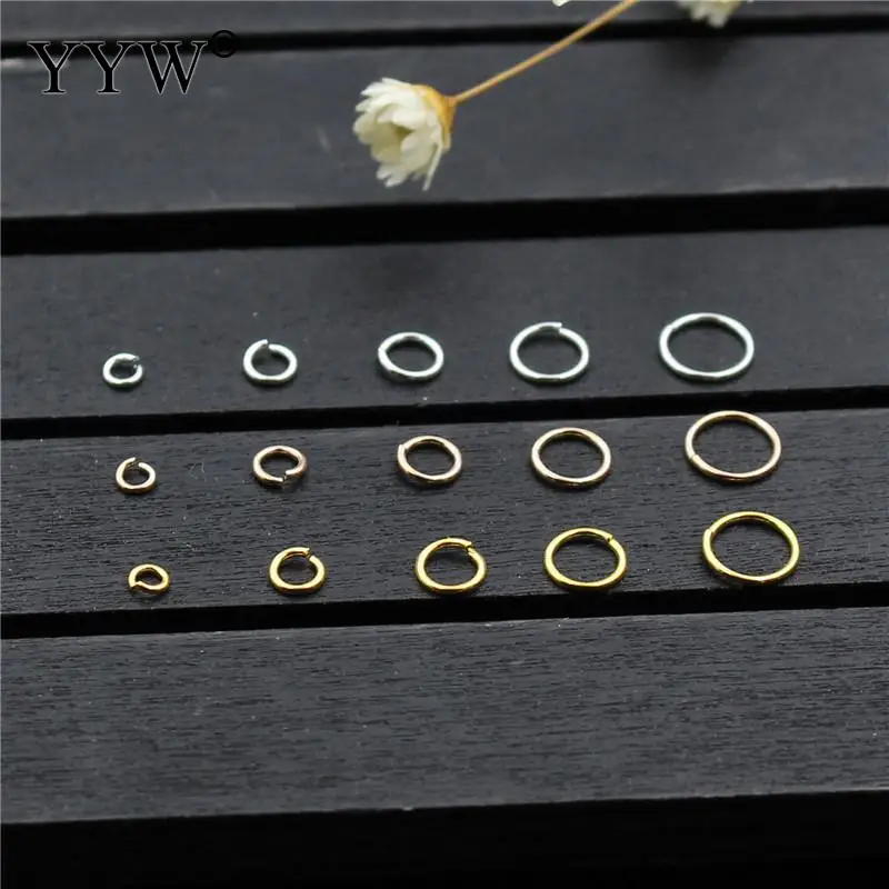 

100PCs/Lot 925 Sterling Silver Open Jump Ring plated Sold By Lot