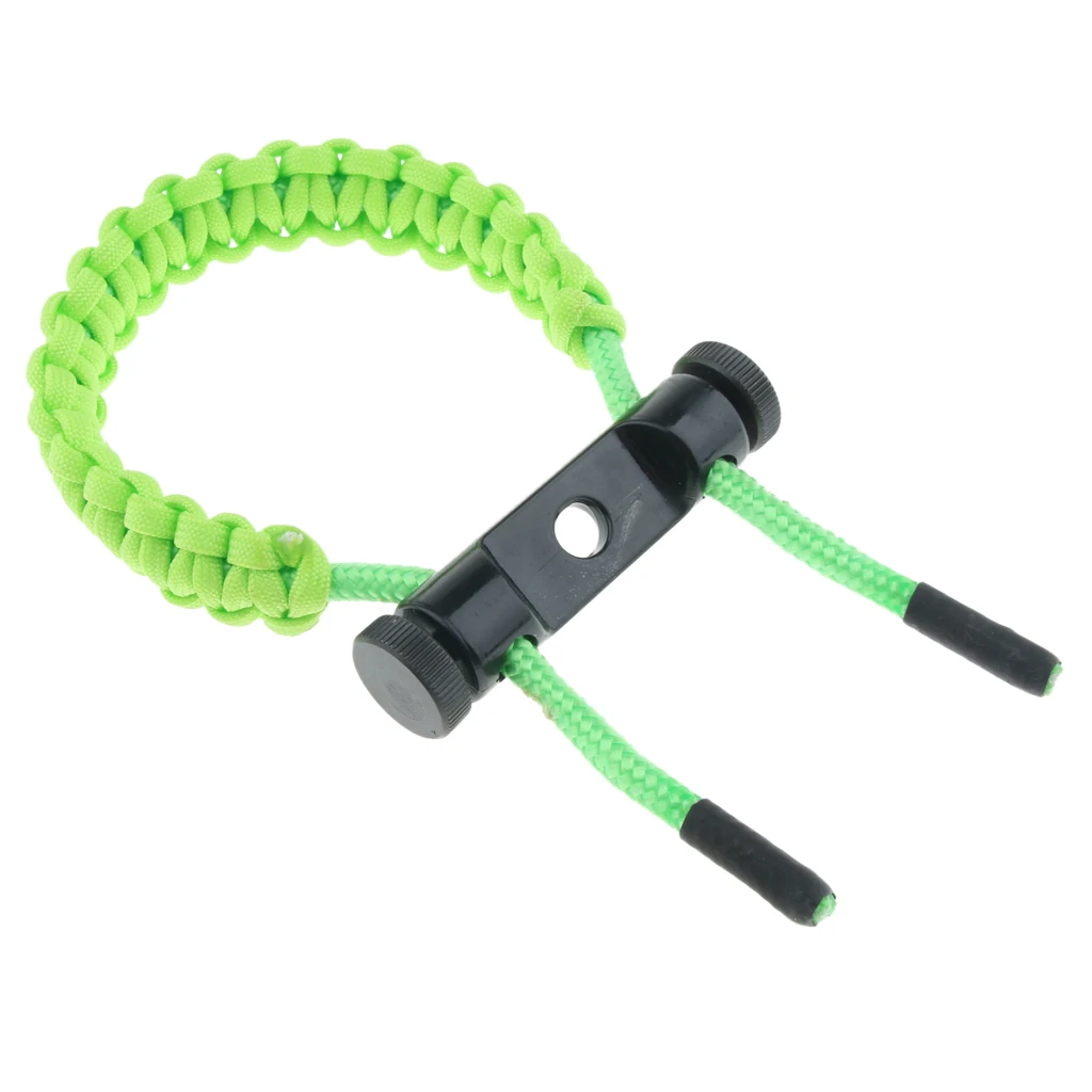 Bow Archery Wrist Sling Paracord Cord Survival Hunting Shooting Wrist Strap Compound Bow Wrist Sling Archery Wrist Sling