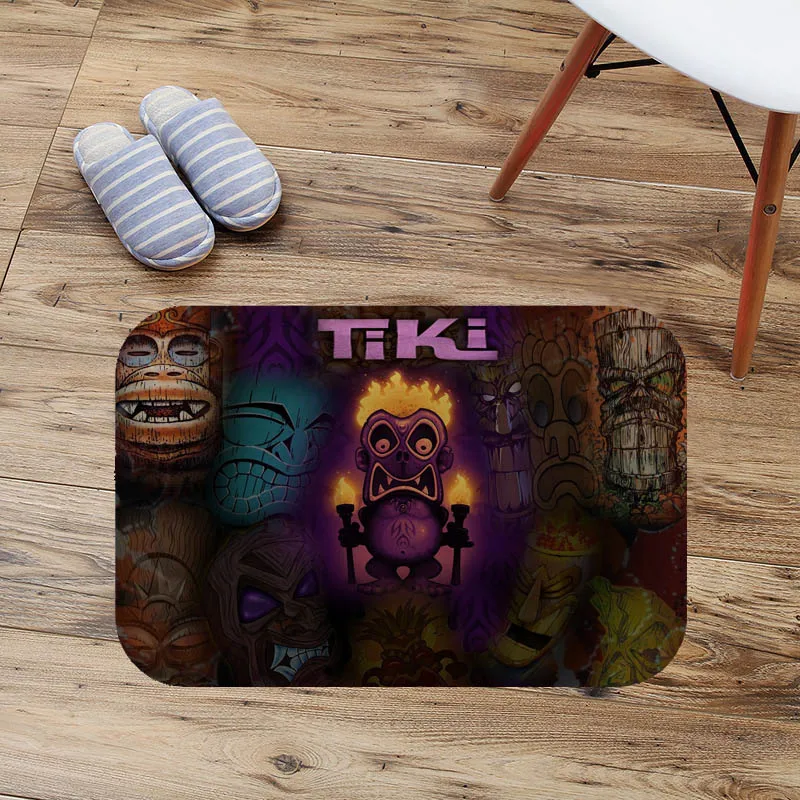 Напольный коврик Tiki противоскользящий водопоглощающий кухонный дверной под