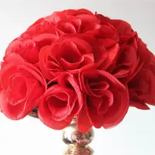 SPR shipping-15pcs/Лот Красный канделябр свадебный цветок decoration-20cm, украшение цветок шар