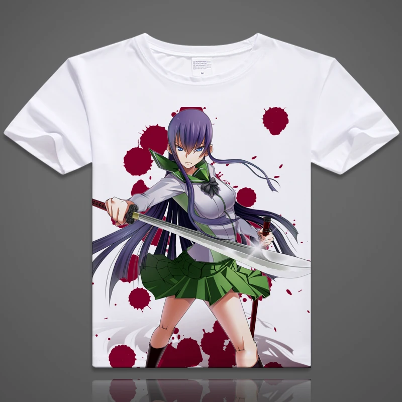 High School Of the Dead T shirts Takashi Komuro Cosplay