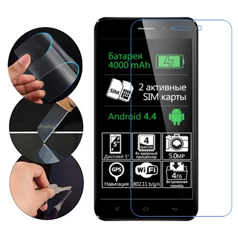 

Nano Explosion-proof Foil For Explay Pulsar VEGA Hit 4Game Flame Onyx Screen Protector Not Glass Film