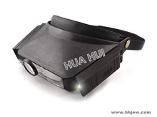 Illuminate Headband Magnifier Hands free light Binocular Magnifier Jewelry tools