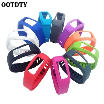 

OOTDTY Silicone Watch Band Strap Replacement For Garmin vivofit 2 Smart Watch Wristband