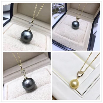 

Free Shipping Solid 18k Yellow Gold Pearl Pendant Connector,Cup And Peg Bead Cap,Dangle Gold Jewelry Making ,No pearl No chain