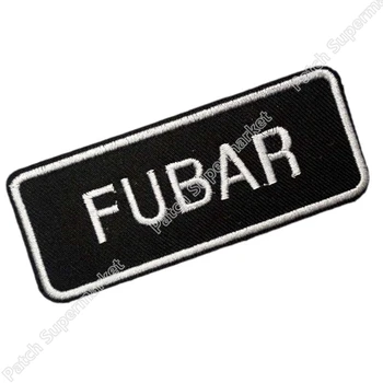 

FUBAR army navy military joke Funny Fun Slogan motorcycle MC biker emo punk rockabilly applique iron on patch Wholesale