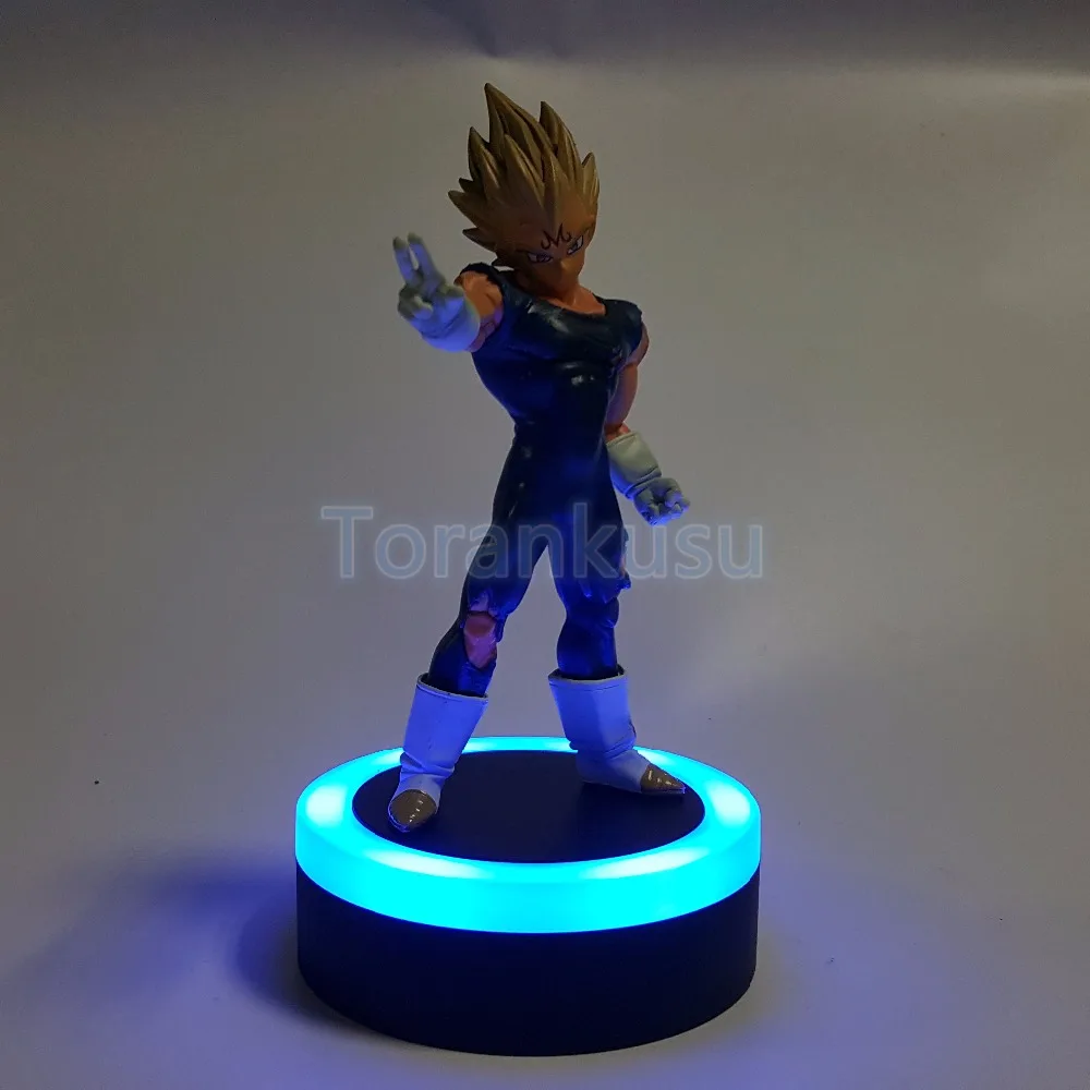 Dragon Ball Z Action Figure Evil Vegeta Led Light DIY Display Toy Super Saiyan Esferas Del Dragon Vegeta DBZ Action Figure DIY89