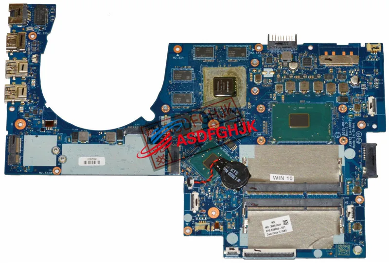 Оригинальный Для HP 17 N Материнская плата ноутбука 950 М/4 Гб с i7 6700HQ 2 6 ГГц Процессор