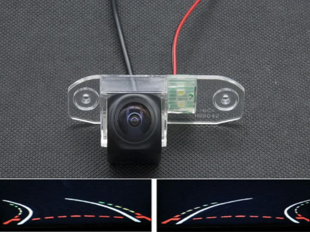 

Reversing Camera Fisheye Lens Trajectory Tracks 1080P Car Rear view Camera for Volvo S40 S60 S80 XC90 XC60 V60 Car Camera