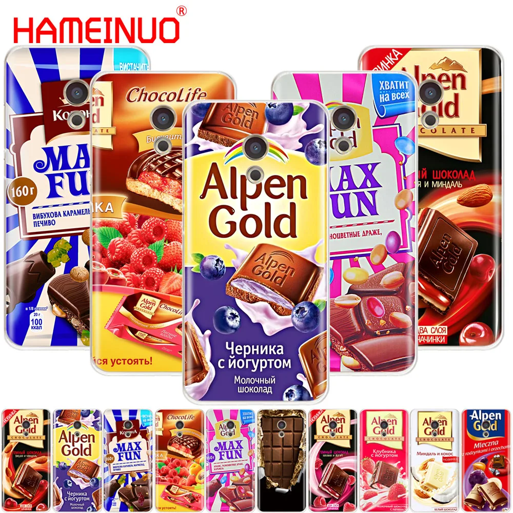 

HAMEINUO chocolate food package russian Cover phone Case for Meizu M6 M5 M5S M2 M3 M3S MX4 MX5 MX6 PRO 6 5 U10 U20 note plus