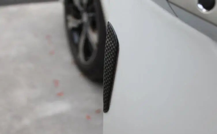 4 шт. Защитная Наклейка для двери автомобиля из углеродного волокна для предотвращения столкновений для Ford Focus 2 3 VW Passat B6 B5 B7 B8 Toyota Avensis Skoda