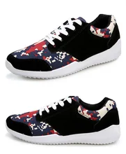 2016 Promotion Real Brand Dr. Wall Mens Camouflage Casual Shoes Low-top Sneaker Lace-up Male Fashion Outdoor Zrba26 Blue 43