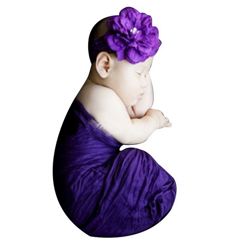 purple receiving blankets