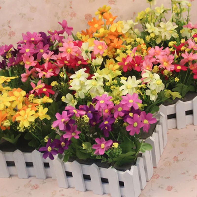 Artificial flower pot set flower 18X15X8CM  pot hi...