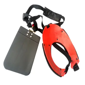 

Quality Trimmer Double Shoulder Harness Strap Padded Belt For Brush Cutter Trimmer Garden Pruner Orange Color