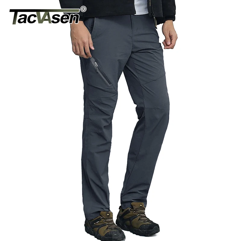 

TACVASEN Summer Men Pants Quick Drying Elastic Military Army Combat Pants Lightweight Multi-Pockets Tactical Trousers 8XL