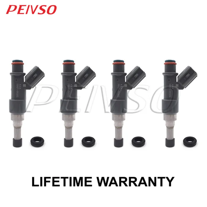 

4x 23250-75100 23209-79155 fuel injector for TOYOTA ASIA Fortuner Hilux 06~10 Land Cruiser Prado 09~10 Coaster 07~10 2.7L 2TR