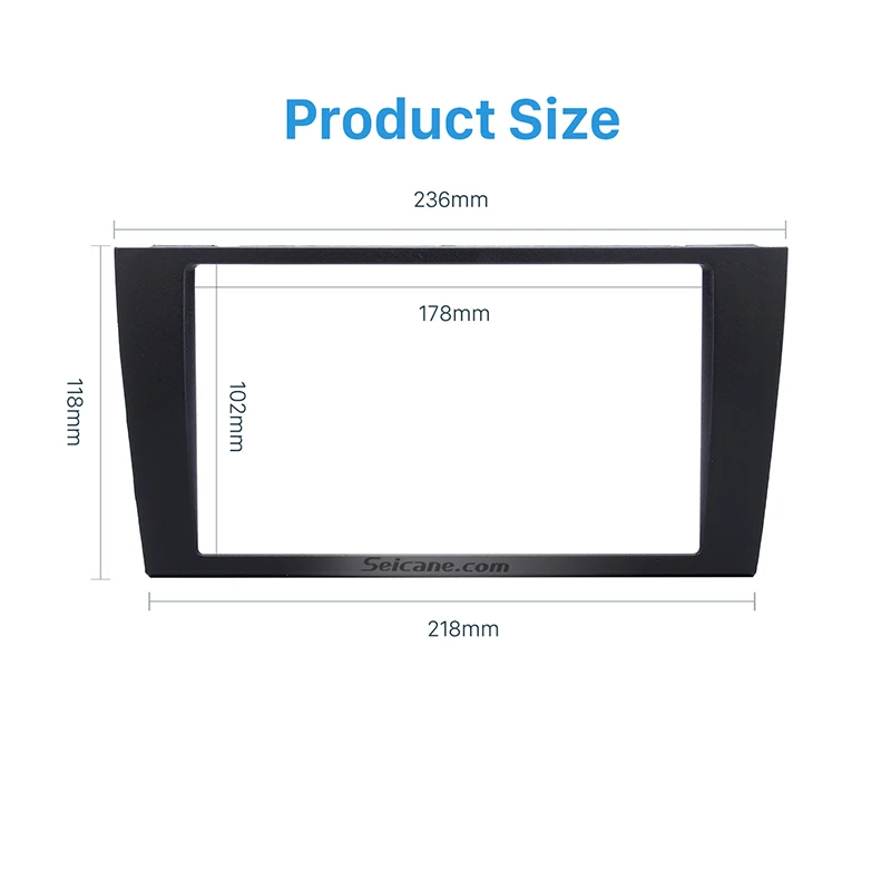 

Seicane Double Din Car Radio Fascia Trim Kit for 1997-2005 LEXUS GS Toyota Aristo S160 Auto Stereo CD Fitting Frame DVD Player