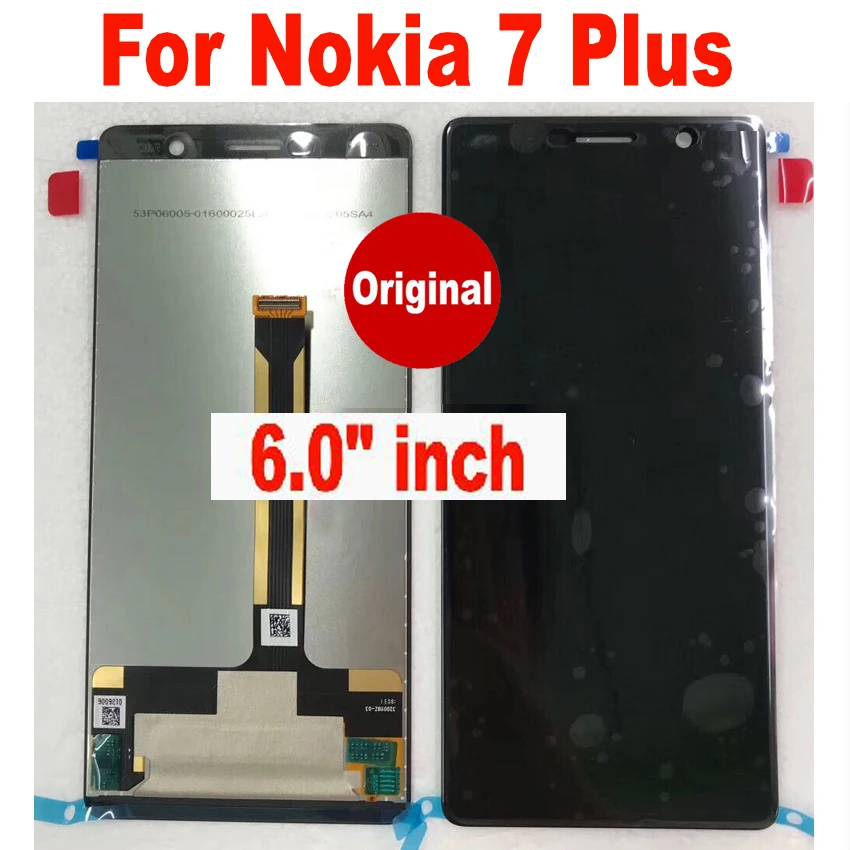

Original LCD For Nokia 7 Plus LCD E7 Plus Display Touch Screen Screen Digitizer For Nokia 7 Plus TA-1046 TA-1055 TA-1062