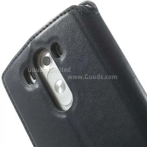 Roar Korea Noble Quick Circle Leather Flip Cover for LG G3 D850 D855 LS990 - Navy