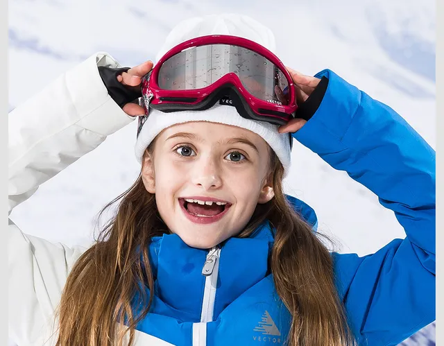 Gafas De Esquí VECTOR Niños Lente Doble Niñas Niños Esquí Snowboard Gafas  Niños Invierno Nieve Niño Gafas UV400 Antifog HXJ200 230904 De 23,09 €