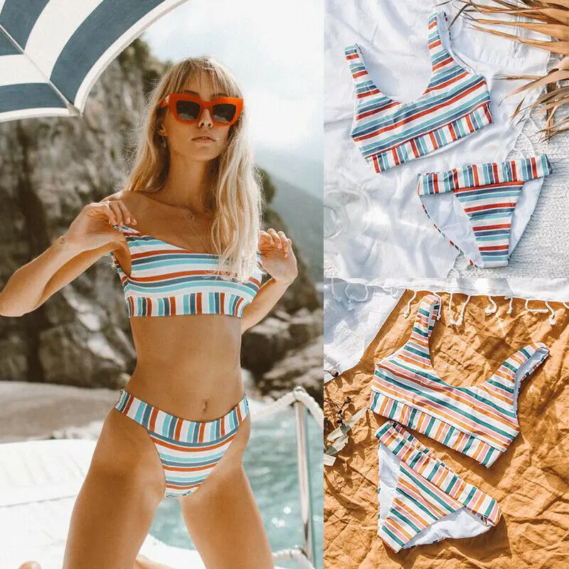 

Swimwear Women Padded swathe Swimsuit Beachwear Bathing Push-up Bikini Set
