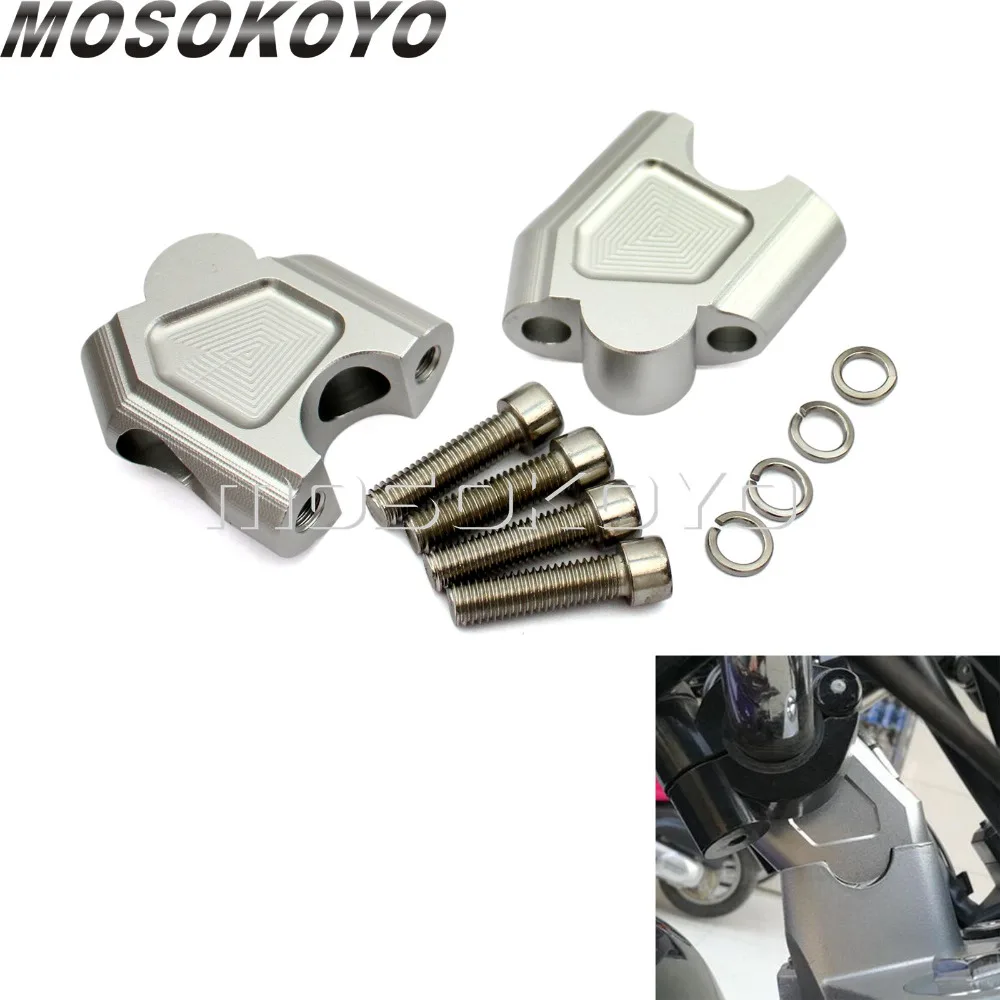 

CNC Aluminum 35mm Rise 7/8" Handlebar Riser Block Off Road ATV 22mm Bar Mount for Suzuki SV650 SV1000 Yamaha Honda Kawasaki