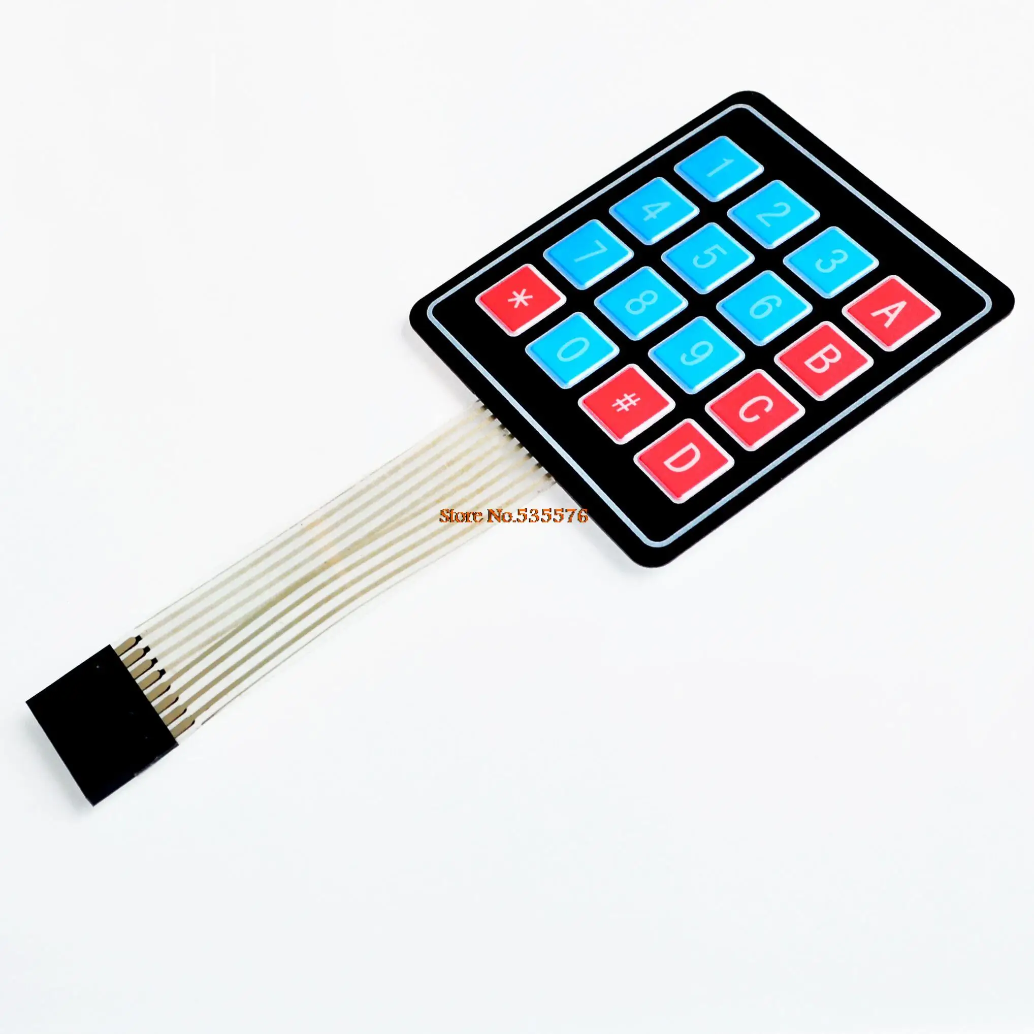 

10pcs/lot 4*4 4x4 Matrix Array Keyboard 16 Key Membrane Switch Keypad For DIY Starter Kit