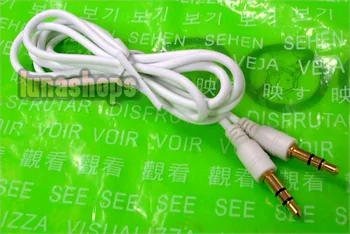 

LN000175 Golden Jack MM Cords Plug 3.5 to 3.5mm Audio Cable Lead Male Ipod