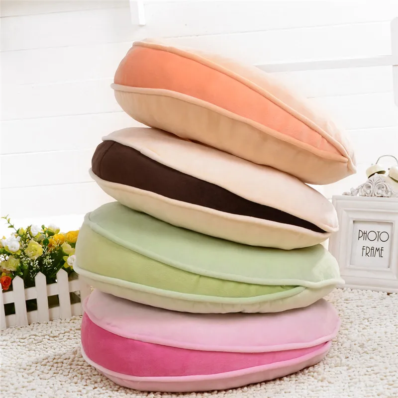 40x40x8CM Round Chair Cushion Better Back Solid Velvet Sponge Sofa