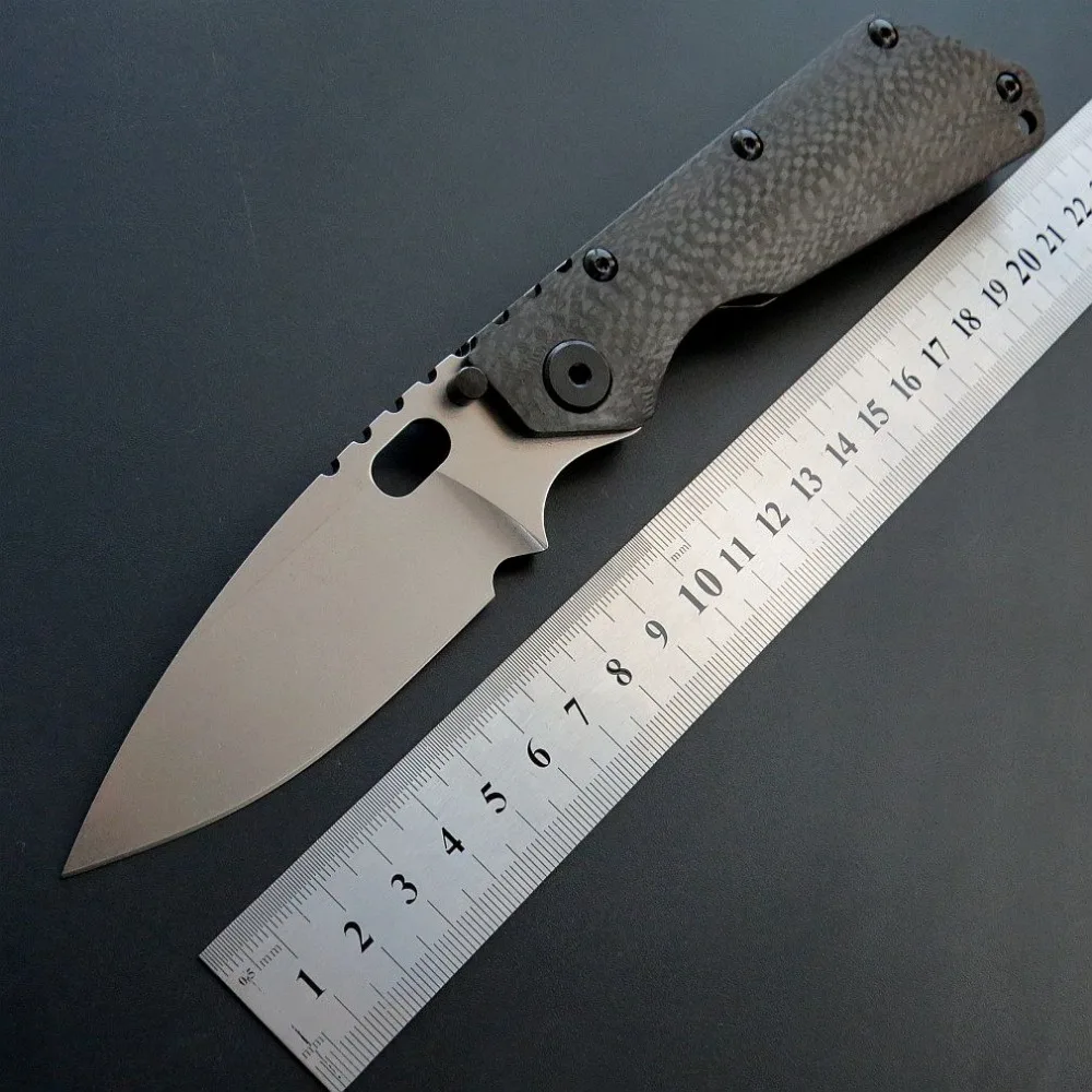 High Quality Hot Folding Knife EF225 Survival Tactical Knives D2 Steel Blade Titanium Or Carbon Fiber